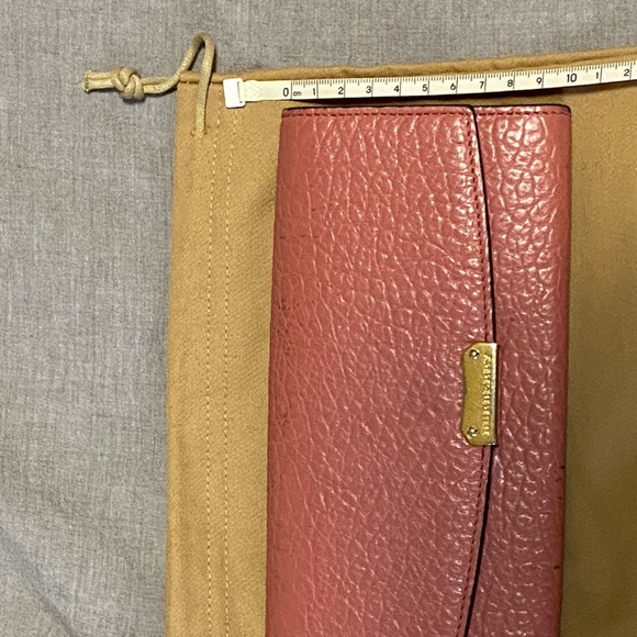 Authentic Burberry Pink Leather Wallet - Picture 10 of 10